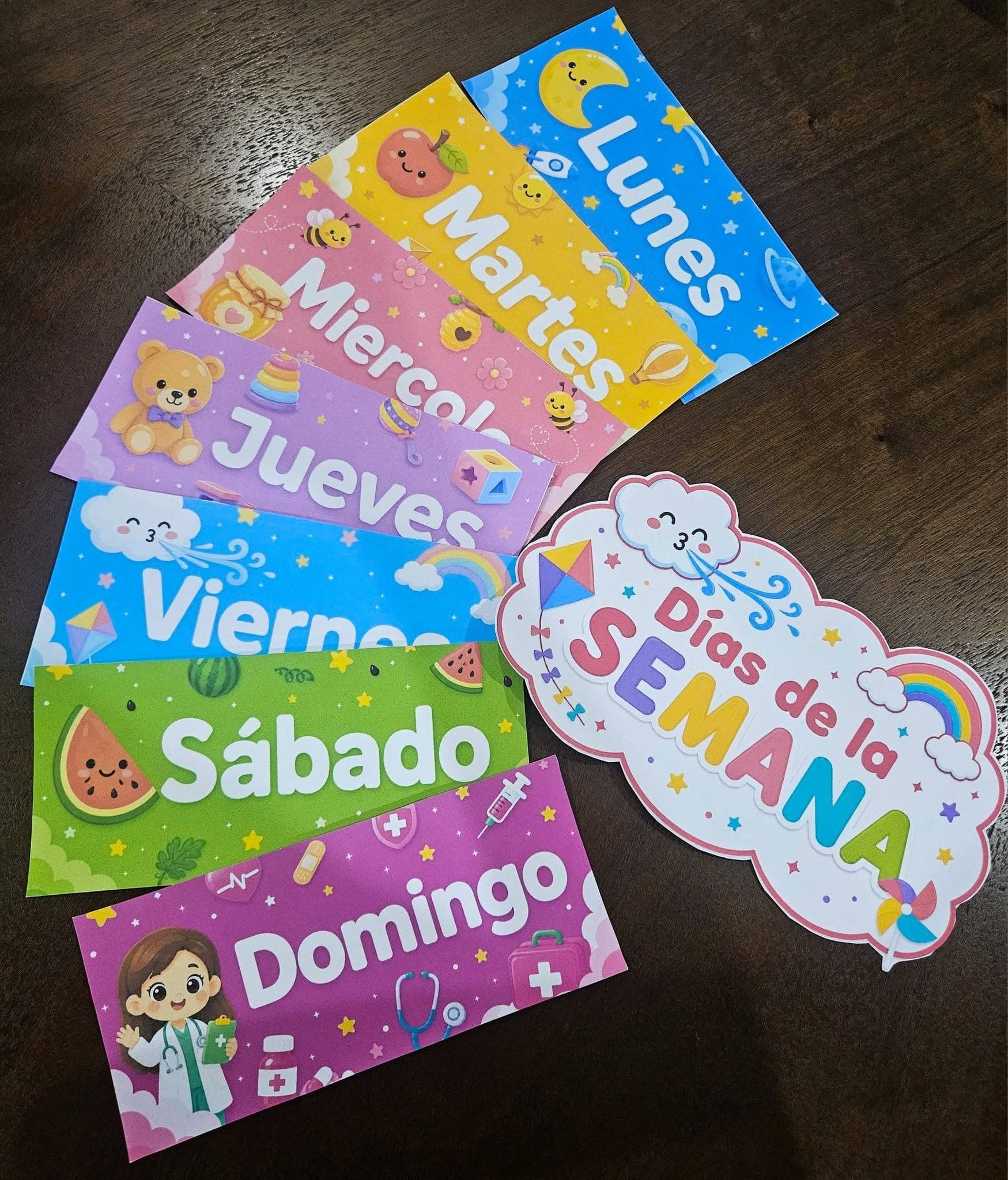Días de la semana 📅🌈 miniatura 2